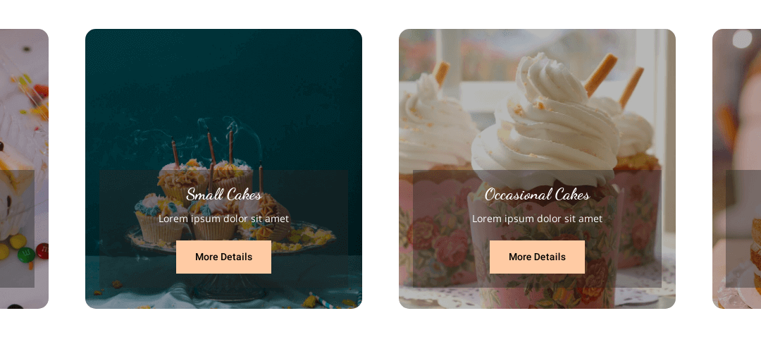 Bakery & Cakes / Menu Items