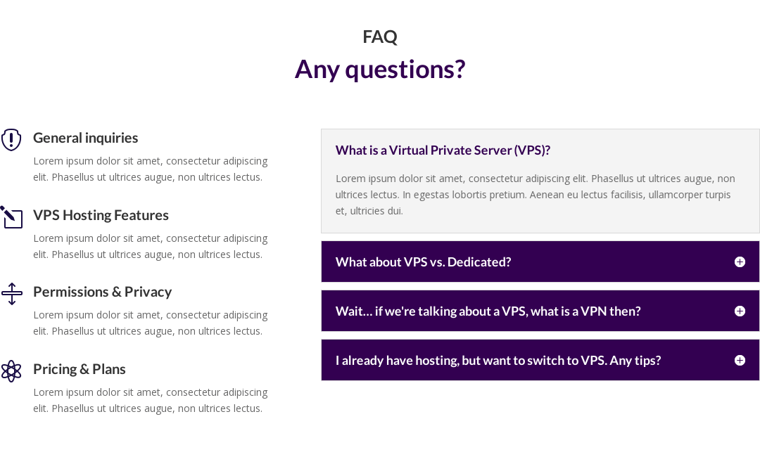 Hosting / FAQ