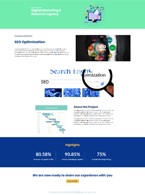 Digital SEO – Single Portfolio