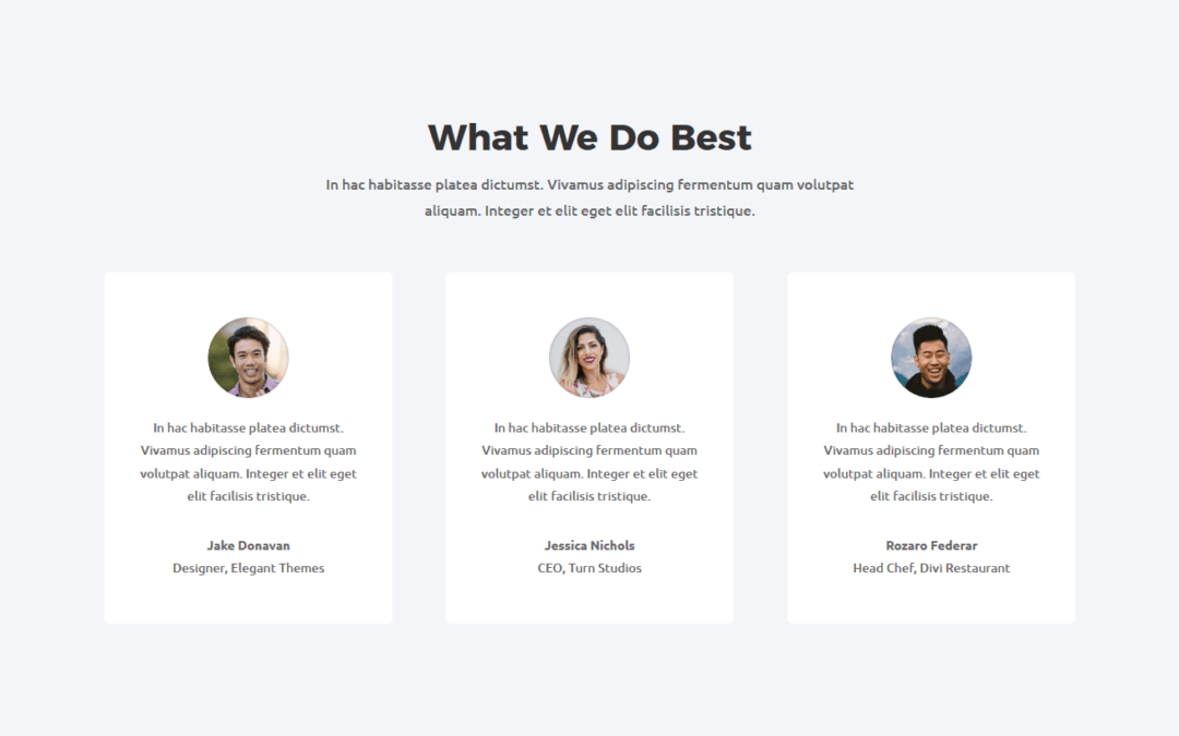 Web Agency Services Team