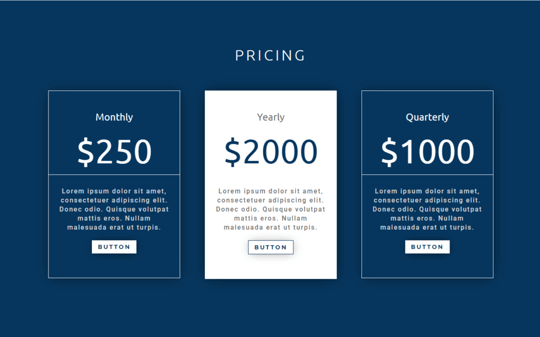 Legal – Pricing